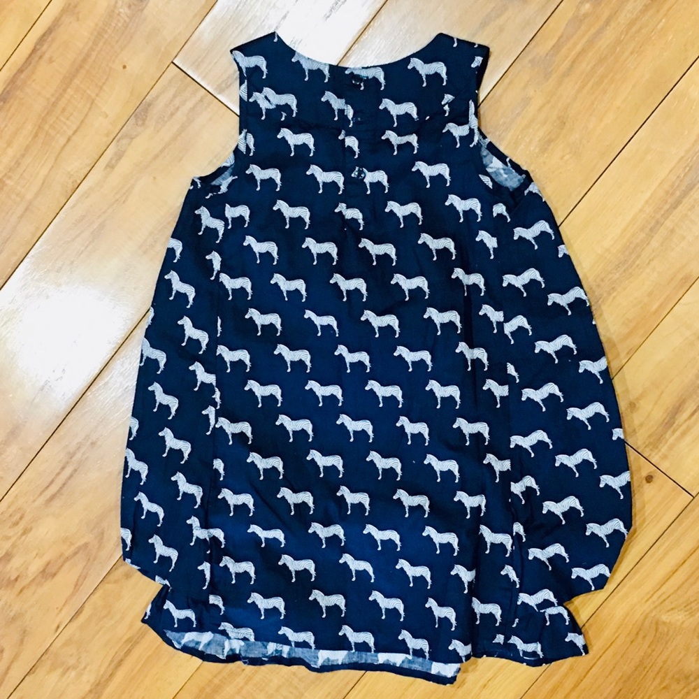 Easter Zebra girl dress new size 5 Cherokee snimal